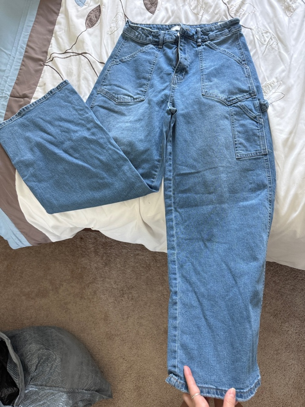 KanCan Light Blue Wide Leg Denim Jeans
